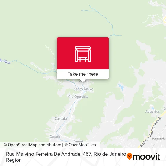 Rua Malvino Ferreira De Andrade, 467 map