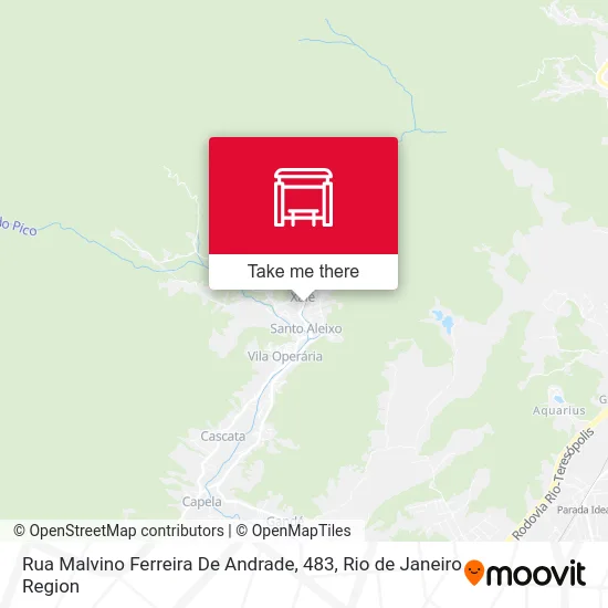 Rua Malvino Ferreira De Andrade, 483 map