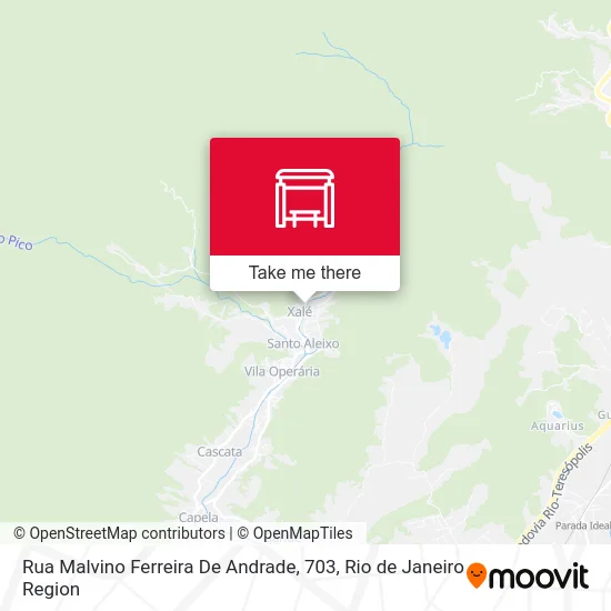 Rua Malvino Ferreira De Andrade, 703 map