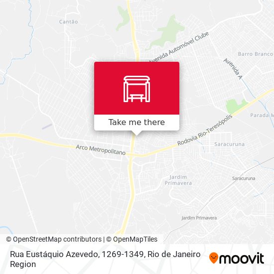 Rua Eustáquio Azevedo, 1269-1349 map