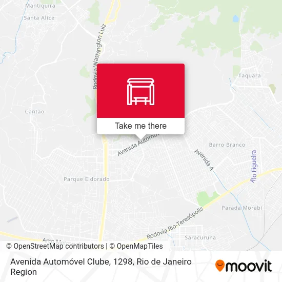 Avenida Automóvel Clube, 1298 map