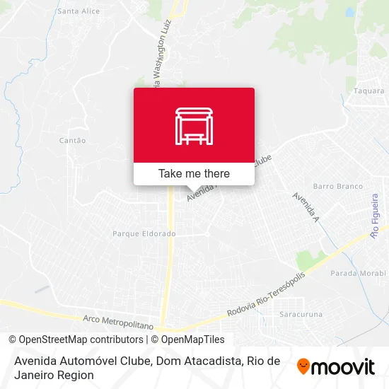 Avenida Automóvel Clube, Dom Atacadista map