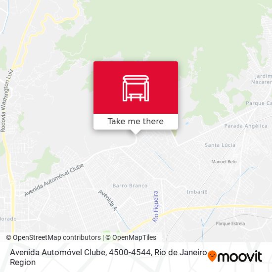 Mapa Avenida Automóvel Clube, 4500-4544