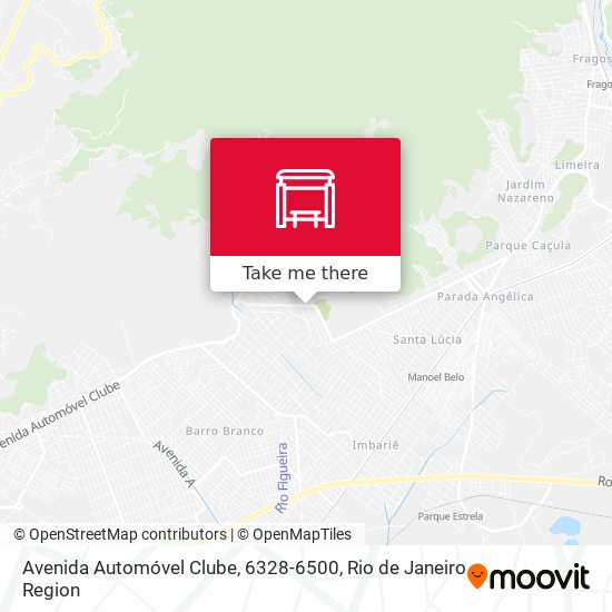 Mapa Avenida Automóvel Clube, 6328-6500