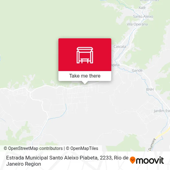 Estrada Municipal Santo Aleixo Piabeta, 2233 map