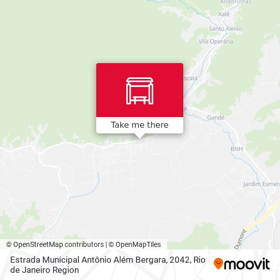 Estrada Municipal Antônio Além Bergara, 2042 map