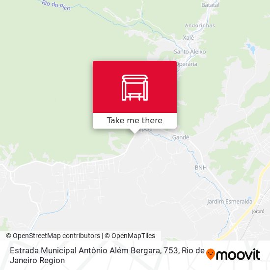 Estrada Municipal Antônio Além Bergara, 753 map
