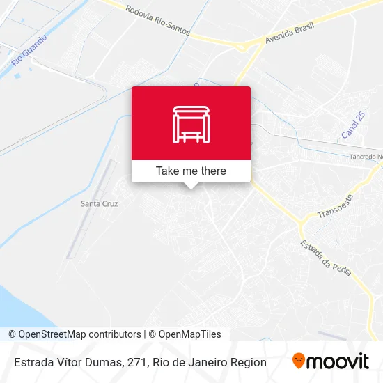 Estrada Vítor Dumas, 271 map