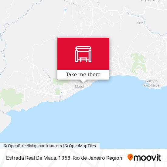 Estrada Real De Mauà, 1358 map
