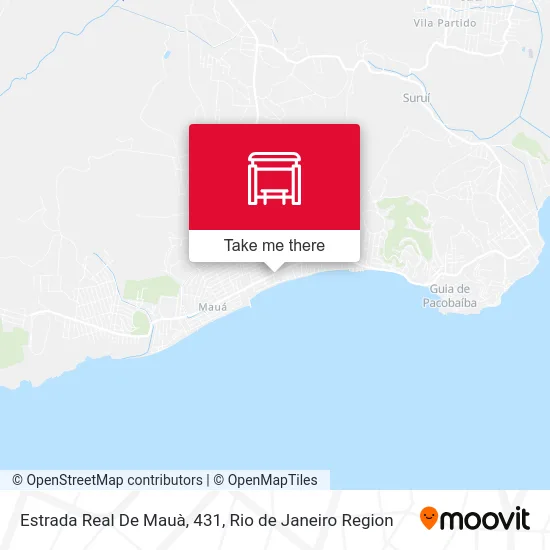 Estrada Real De Mauà, 431 map