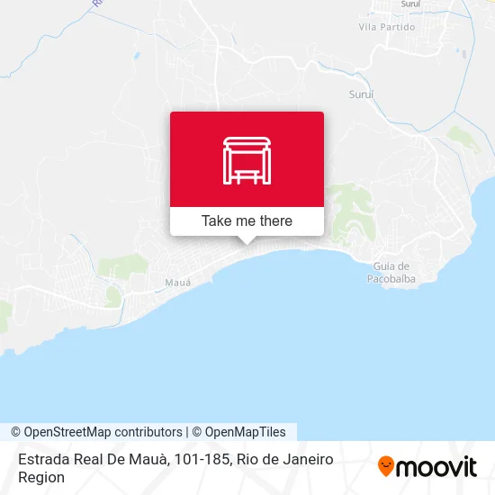 Estrada Real De Mauà, 101-185 map