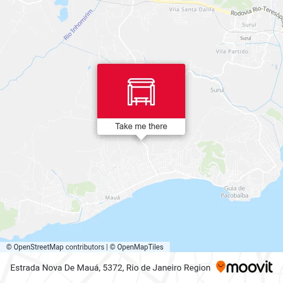 Estrada Nova De Mauá, 5372 map
