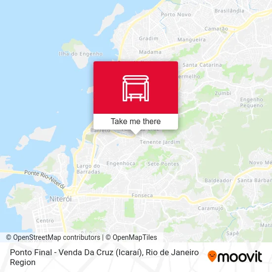 Ponto Final - Venda Da Cruz (Icaraí) map