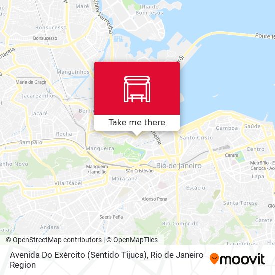 Avenida Do Exército (Sentido Tijuca) map