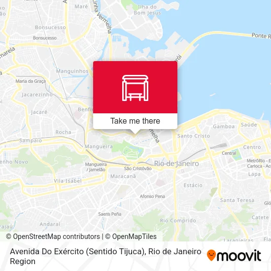 Avenida Do Exército (Sentido Tijuca) map