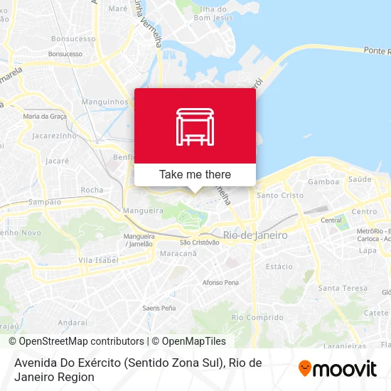 Avenida Do Exército (Sentido Zona Sul) map