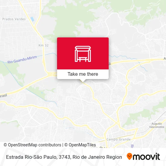 Estrada Rio-São Paulo, 3743 map