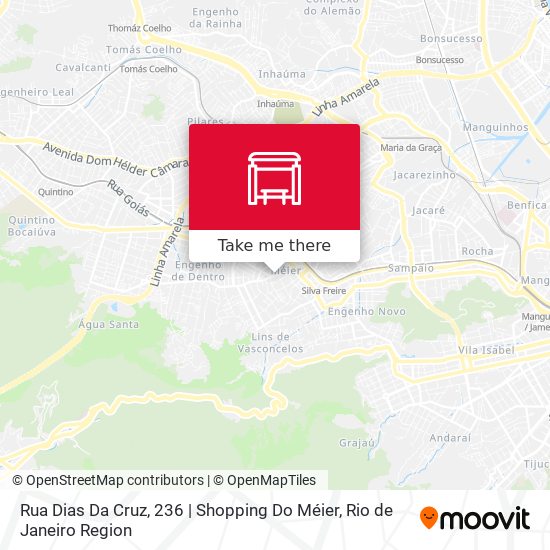Mapa Rua Dias Da Cruz, 236 | Shopping Do Méier