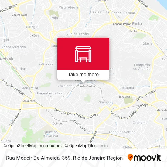 Rua Moacir De Almeida, 359 map