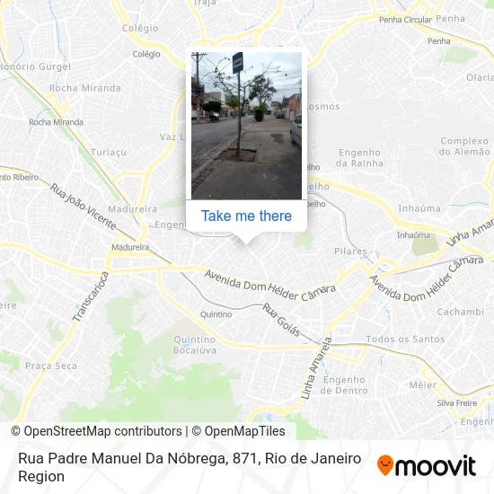 Rua Padre Manuel Da Nóbrega, 871 map