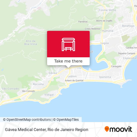 Gávea Medical Center map