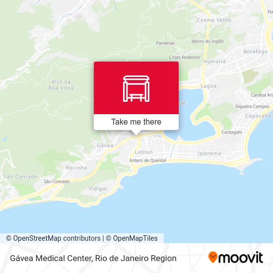 Gávea Medical Center map