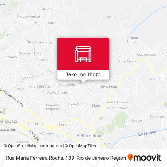 Rua Maria Ferreira Rocha, 189 map