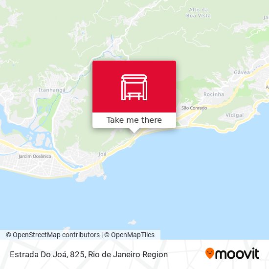 Estrada Do Joá, 825 map