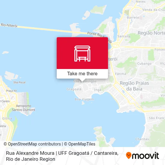 Rua Alexandre Moura | UFF Gragoatá / Cantareira map