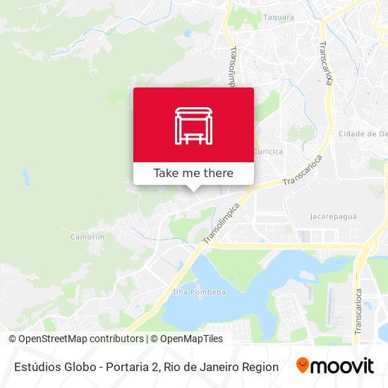 Estúdios Globo - Portaria 2 map