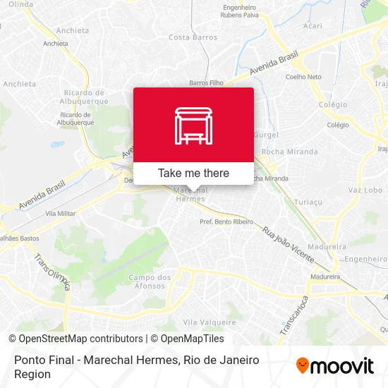 Ponto Final - Marechal Hermes map