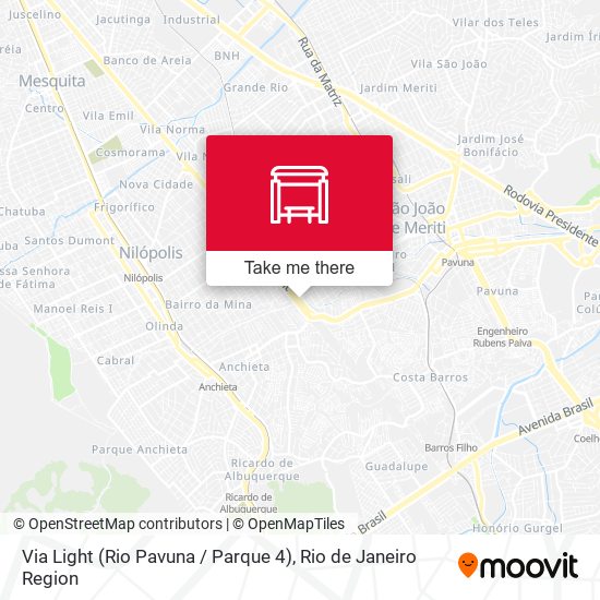 Via Light (Rio Pavuna / Parque 4) map