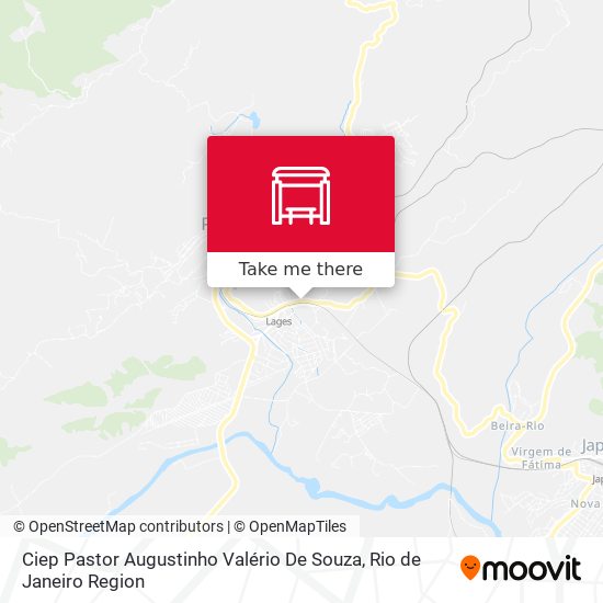Ciep Pastor Augustinho Valério De Souza map