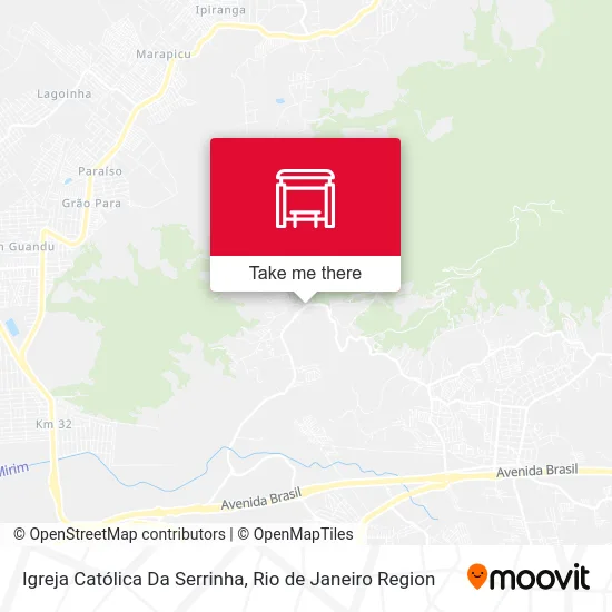 Igreja Católica Da Serrinha map