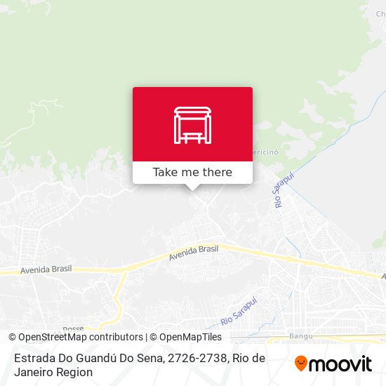 Estrada Do Guandú Do Sena, 2726-2738 map