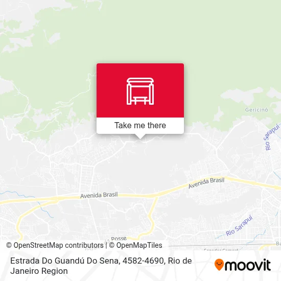 Estrada Do Guandú Do Sena, 4582-4690 map