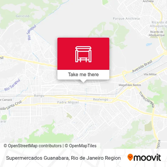 Supermercados Guanabara map
