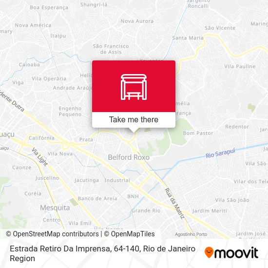 Estrada Retiro Da Imprensa, 64-140 map