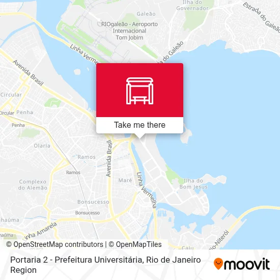 Portaria 2 - Prefeitura Universitária map