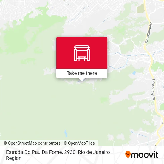 Estrada Do Pau Da Fome, 2930 map