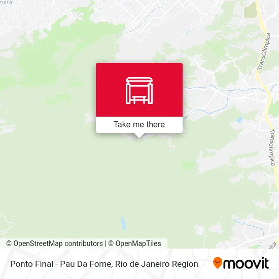 Ponto Final - Pau Da Fome map