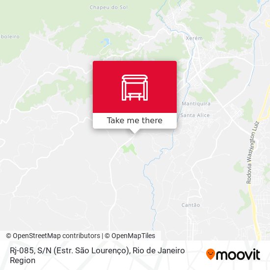 Rj-085, S / N (Estr. São Lourenço) map