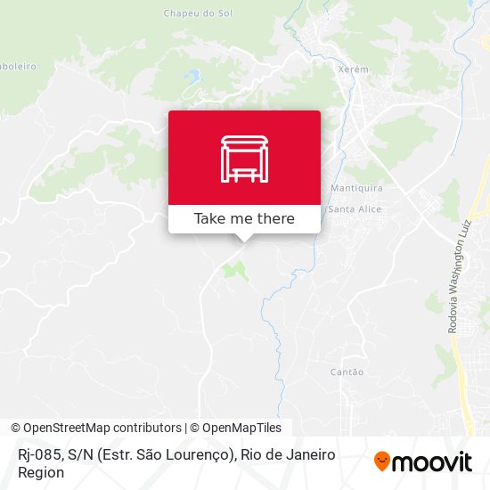 Rj-085, S / N (Estr. São Lourenço) map