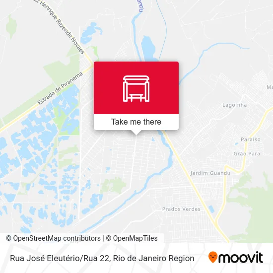 Rua José Eleutério/Rua 22 map