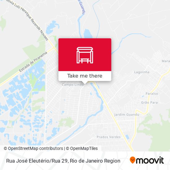 Mapa Rua José Eleutério/Rua 29