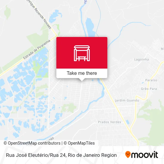 Rua José Eleutério/Rua 24 map
