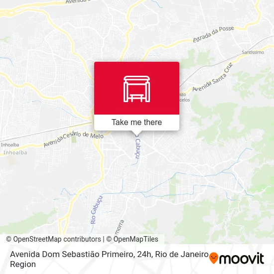 Avenida Dom Sebastião Primeiro, 24h map