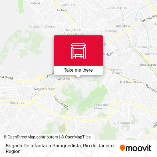 Brigada De Infantaria Paraquedista map