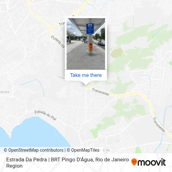 Estrada Da Pedra | BRT Pingo D'Água map