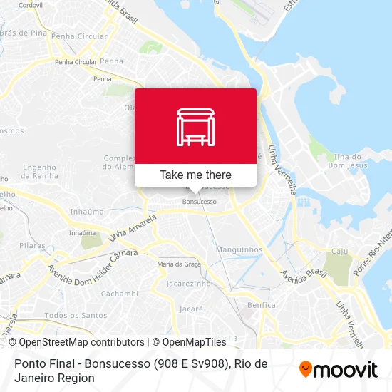 Ponto Final - Bonsucesso (908 E Sv908) map